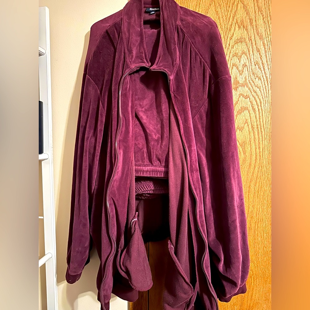 Velour Track Suit Size 7X